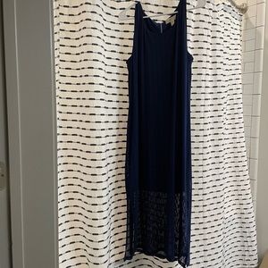 MICHAEL michael kors navy blue midi dress NWT